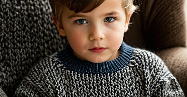 Modèle tricot gratuit pour un pull garçon de 4 ans